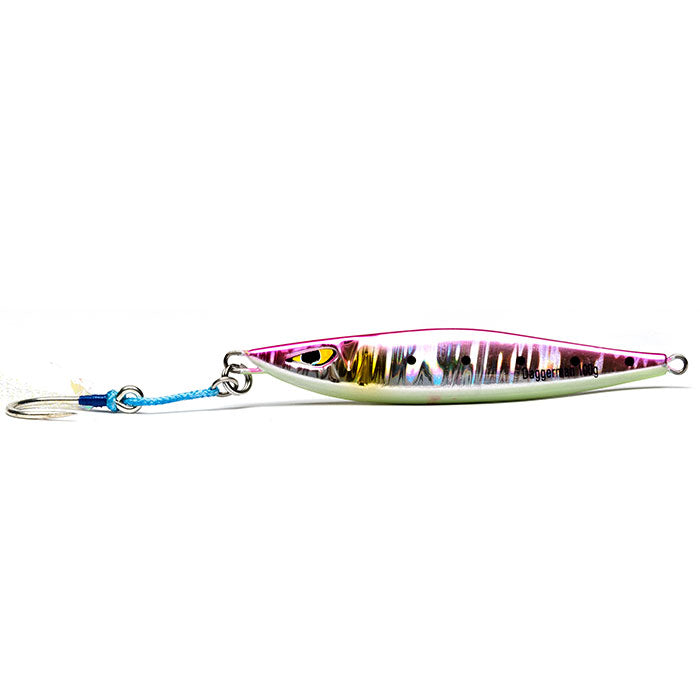Mustad Daggerman Vertical Jig in Pink Sardine