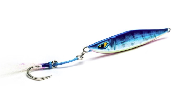Mustad Daggerman Vertical Jig in Red Chrome